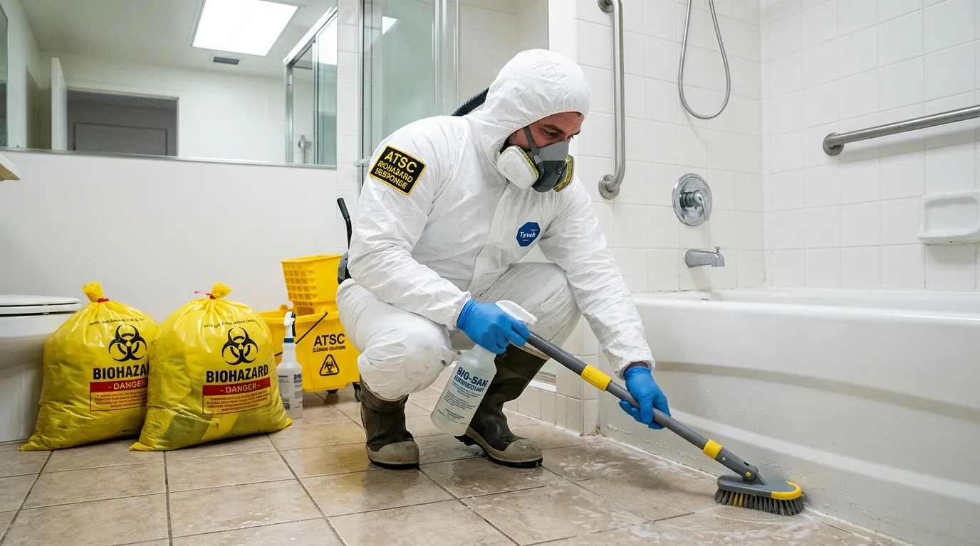 Decontamination equipment deployed for Blood Cleanup in West Miami